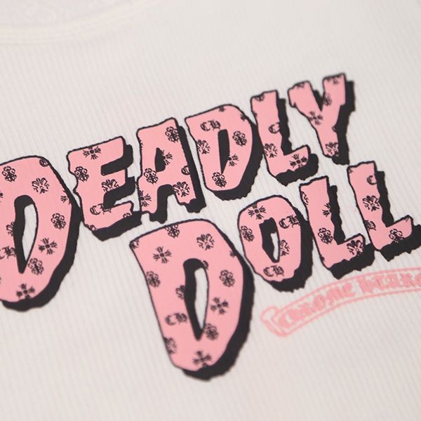 お洒落に♪クロムハーツ x Deadly Doll タンクトップ 偽物 Kue44235
